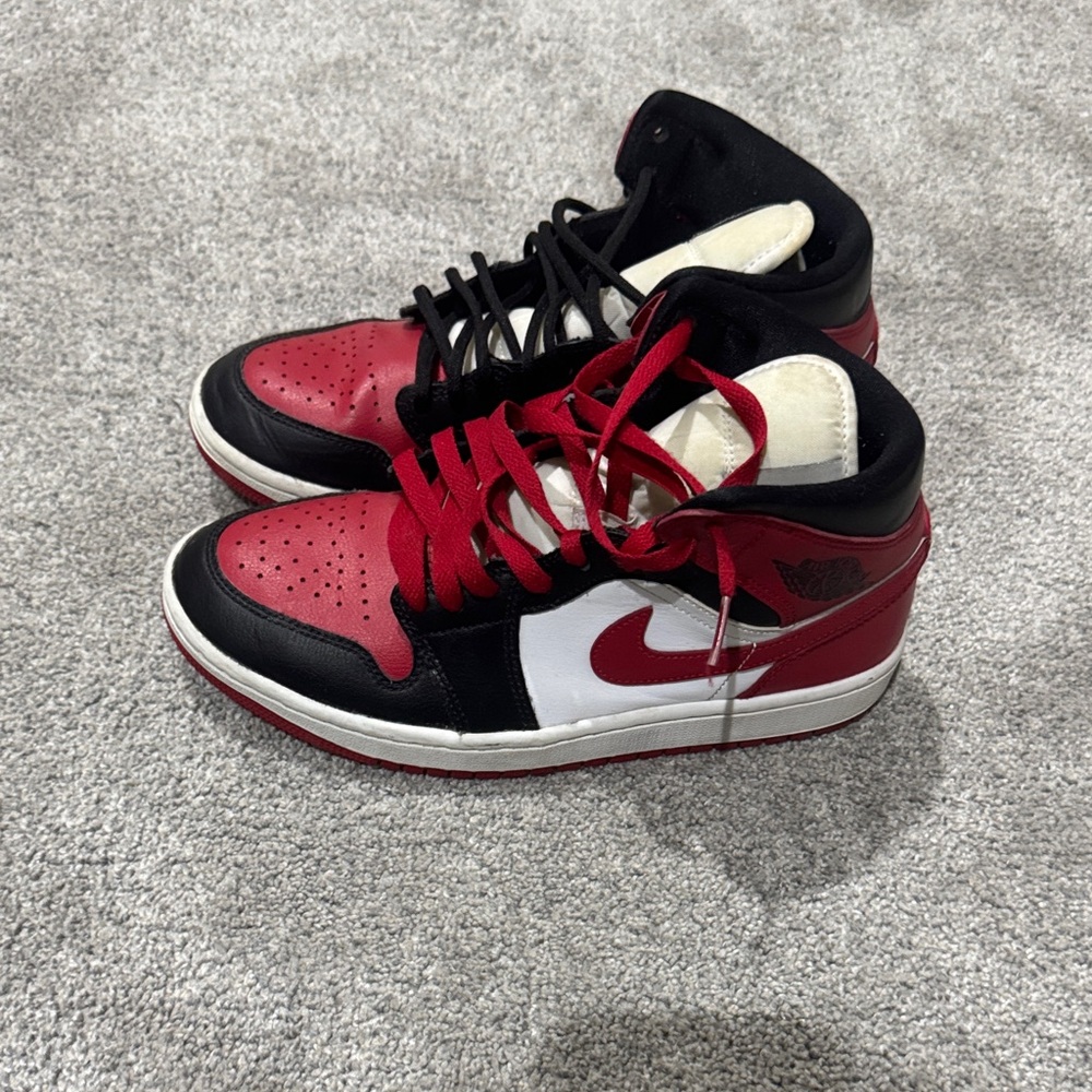 Nike Red and Black Men's Shoes